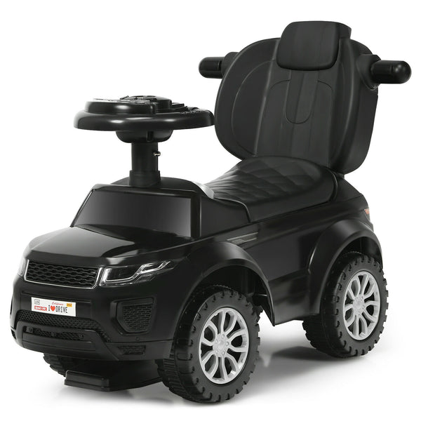 3 in 1 Ride on Push Car Toddler Stroller Sliding Car with Music