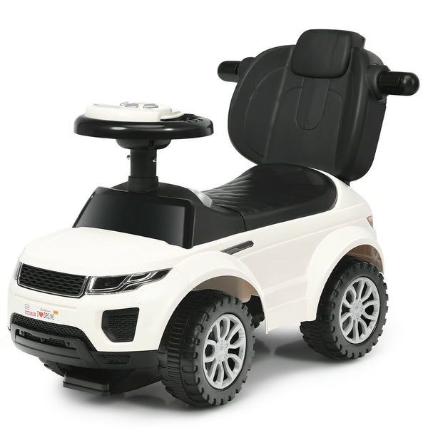 3 in 1 Ride on Push Car Toddler Stroller Sliding Car with Music