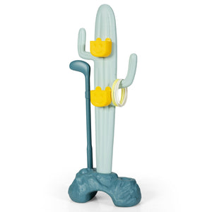 3-in-1 Cactus Toy Stand Sports Activity Center with Golf and Ring