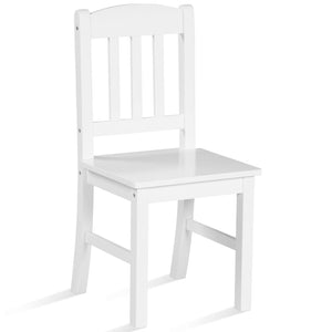 Kids desk and chair set with hutch and bookshelves, perfect for study and playtime in a vibrant angle view.