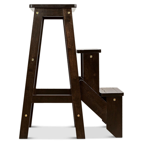 3 Tier Step Stool 3 in 1 Folding Ladder Bench for kids, versatile and safe for reaching high places.