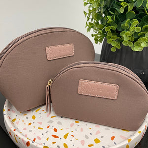 Sarah Wells PackSWell Neoprene Organizer Set of 3 – Washable Zipper Pouches for Pump Parts, Travel, Makeup, Snacks, Tech Cords & More