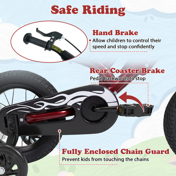 Kids Bike Motorcycle-Inspired for Boy Girl Ages 3-4 Years