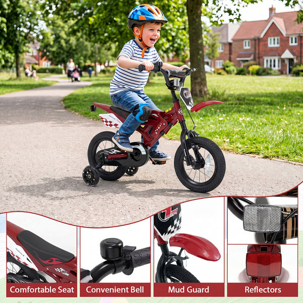 Kids Bike Motorcycle-Inspired for Boy Girl Ages 3-4 Years