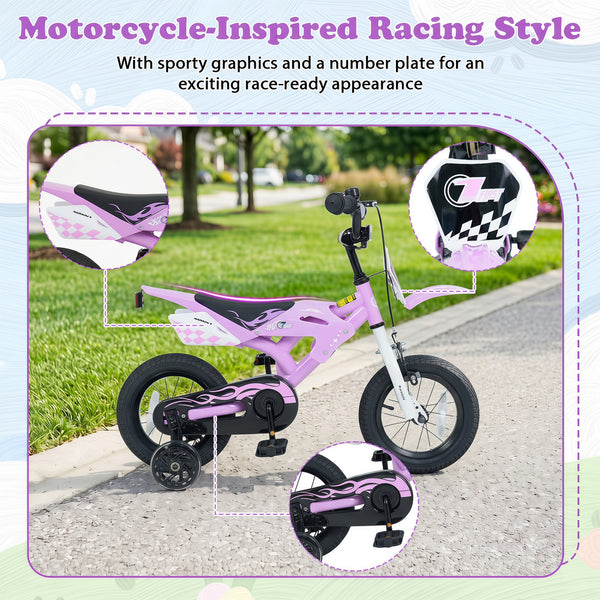 Kids Bike Motorcycle-Inspired for Boy Girl Ages 3-4 Years