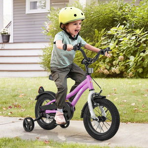 Kids Bike 14-Inch Children Training Bicycle with 2 Brake for 3