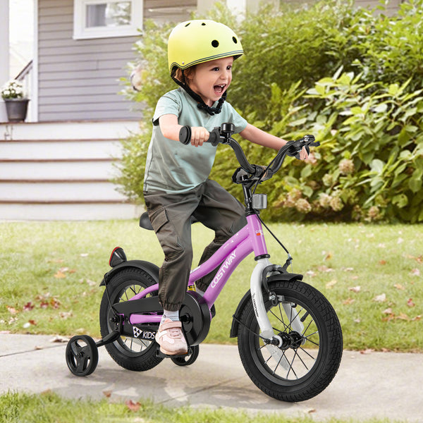 Kids Bike 14-Inch Children Training Bicycle with 2 Brake for 3