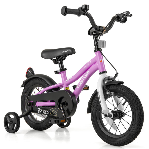 Kids Bike 14-Inch Children Training Bicycle with 2 Brake for 3