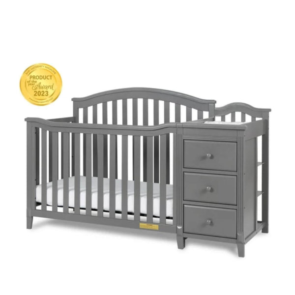 AFG Kali II 4-in-1 Convertible Crib and Changer Gray