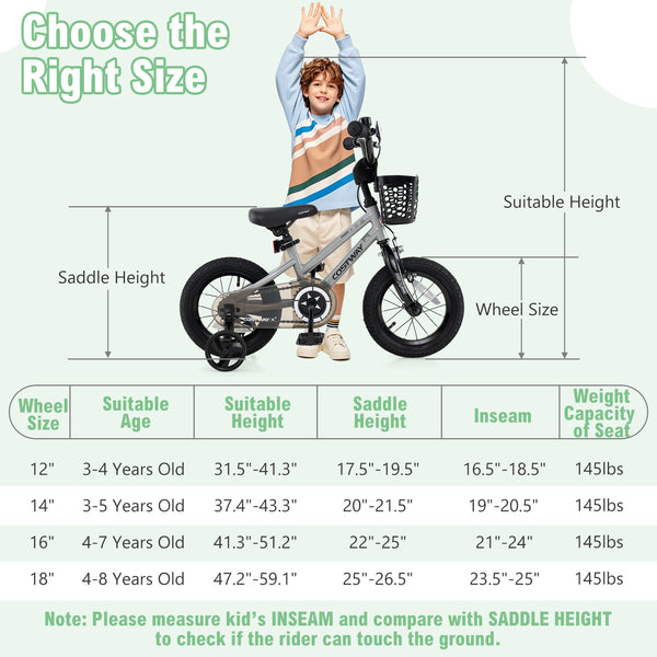 12-inch kids bike with adjustable features and transparent chain cover, perfect for toddlers aged 3.