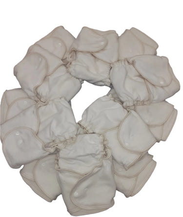 Cotton diaper bundle pack of 12, soft and eco-friendly cloth diapers for babies.