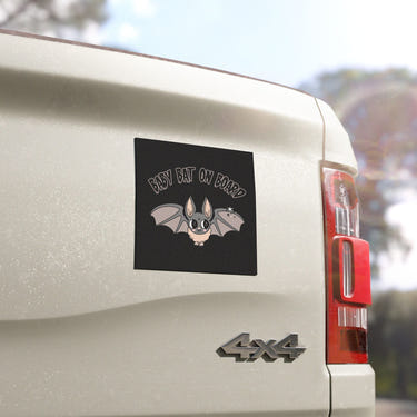 Baby Bat on Board Car Magnet