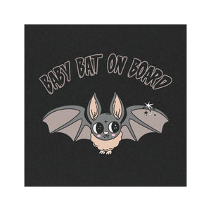 Baby Bat on Board Car Magnet