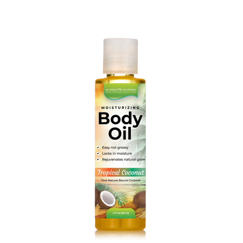 Natural Body Oil with natural fragrance in a sleek bottle, showcasing its nourishing properties for baby’s delicate skin.