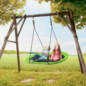 60 Inch Saucer Surf Outdoor Adjustable Swing Set - Electric for Infants