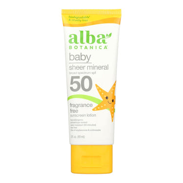 Cozy Farm Baby Mineral Sunscreen Lotion Broad Spectrum SPF50 3 Fl Oz