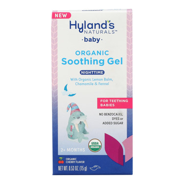 Hyland's Organic Baby Nighttime Soothing Gel, 0.53 Oz
