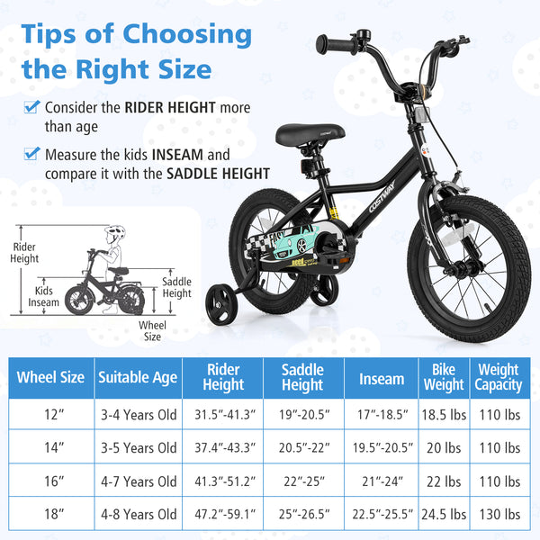 12-inch adjustable kids bike for ages 3-4, featuring a low frame design, angled view showcasing vibrant colors.