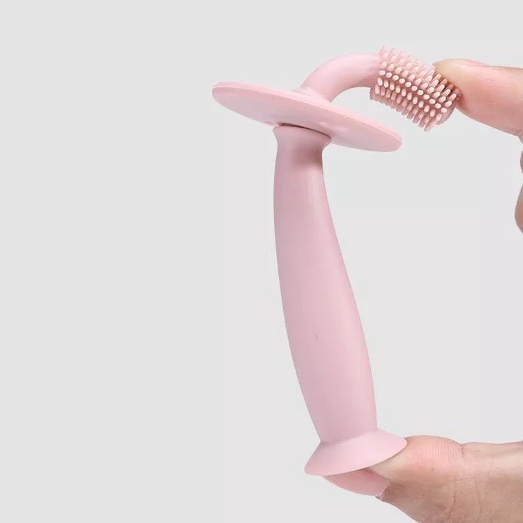 The ToothieBrush: Innovative baby toothbrush for gentle oral care and teething relief. Safe and effective for little smiles.