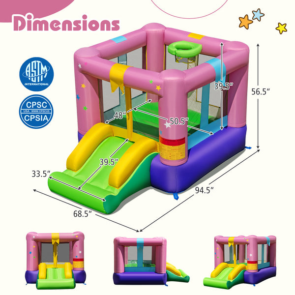 Bouncy Castle with Jumping Area and 520W Blower - Heavy