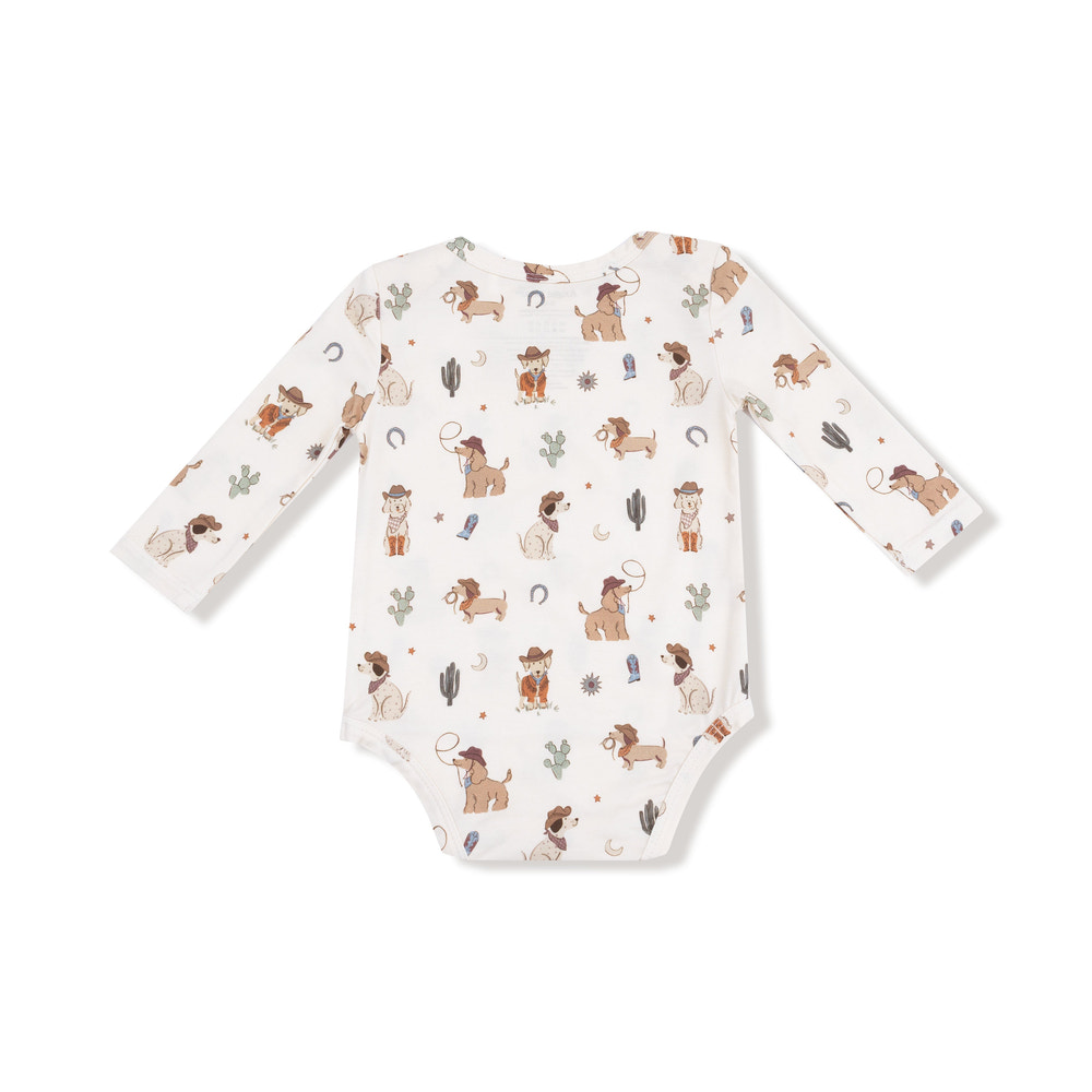 Cowboy Dogs - Lap Shoulder Bodysuit