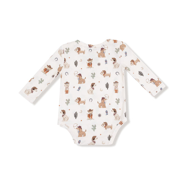 Cowboy Dogs - Lap Shoulder Bodysuit