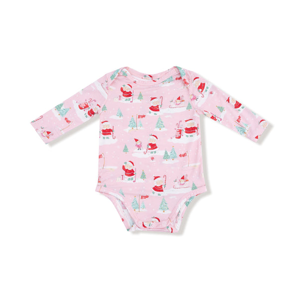 Golfing Mrs. Claus and Elves - Lap Shoulder Bodysuit