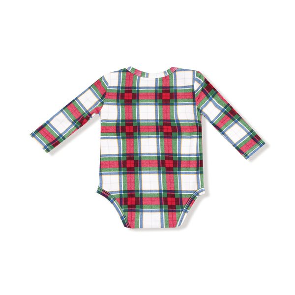 Holiday Plaid - Lap Shoulder Bodysuit