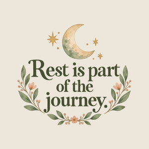 Rest is part of the journey Quote Wall Decal for Mom, image 3