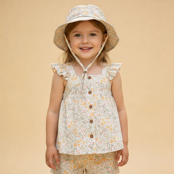 Organic Bucket Sun Hat - Bloomfield