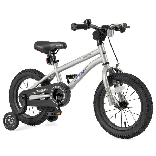 16-Inch Kids Bike Bicycle for Boys Girls 4-7 Adjustable with High Carbon Steel Frame