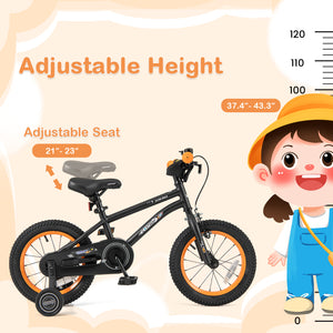 16-Inch Kids Bike Sport Bicycle for 4-7 Years Old with Adjustable Seat and Reflectors