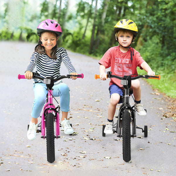 16-Inch Kids Bike for 4-7 Years Old Adjustable with Removable Training Wheels