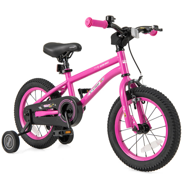 16-Inch Kids Bike for 4-7 Years Old Adjustable with Removable Training Wheels
