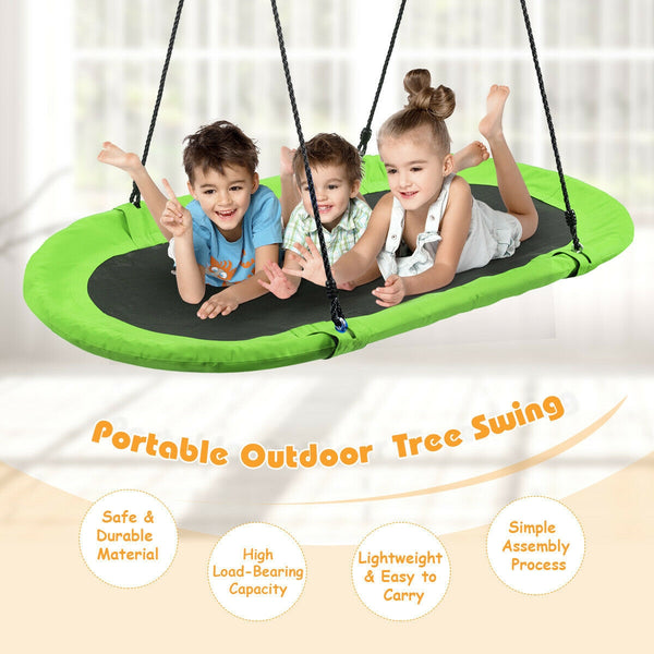 60 Inch Saucer Surf Outdoor Adjustable Swing Set - Electric for Infants