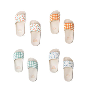 Slide Sandal | Fern Plaid