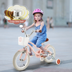 16 Inch Kids Bike with Front Handbrake and 2 Training Wheels