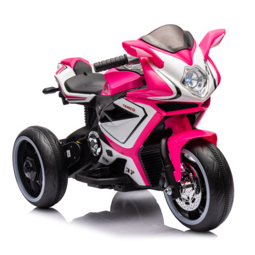 Kids' 6V Electric Ride-On Motorcycle – Battery-Powered Toy Bike (Red)