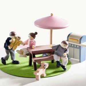 Tiny Land® Sweetwood Edge Dollhouse - Green & Pink