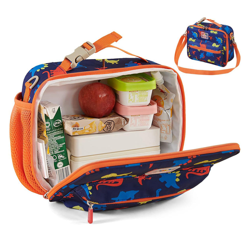 Kids lunch box cooler bag for food storage and on-the-go meals, perfect for school or outings.