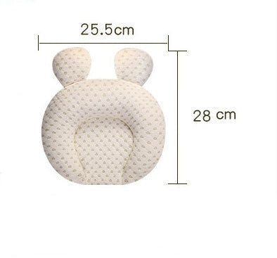 Anti-flat latex baby pillow for comfortable and safe sleep, designed to support infants' head and neck.