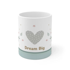 Dream Big Owl Mug — Personalized 11oz Cute Nursery Coffee Cup