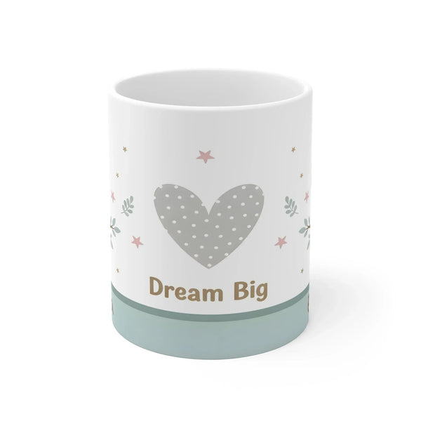Dream Big Owl Mug — Personalized 11oz Cute Nursery Coffee Cup