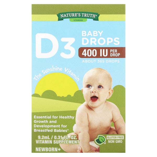 Nature's Truth® Baby D3 400 U/mL Drops, 0.31 oz