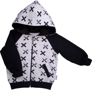 Boys Classic X Hoodie in navy blue, cozy sweatshirt for stylish comfort. Perfect for everyday wear.