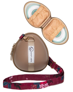 Sarah Wells Milkwear Wearable Pump Case – Hard Shell Organizer & Strap – Fits Most Wearable Pumps