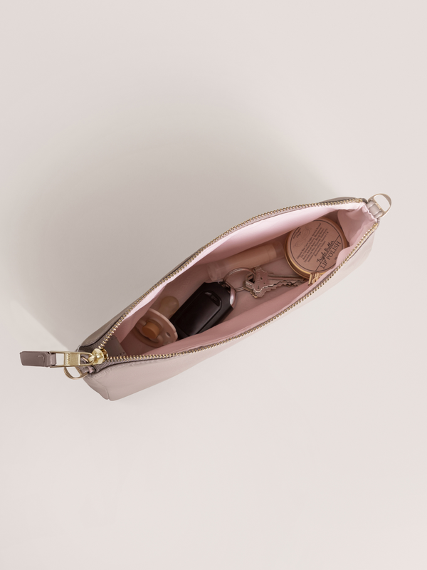 3-Piece Pouch Clutch Purse Set - Taupe - MOOGCO Baby