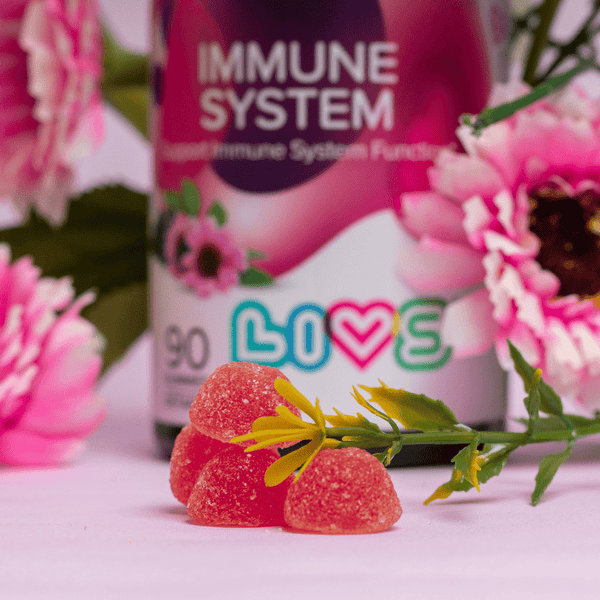 Raspberry baby immune system booster supplement, angle 7 view, vibrant packaging, perfect for little ones' health.