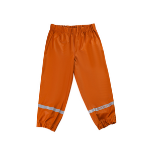Sienna rain pants for babies, stylish and waterproof, perfect for outdoor play in wet weather.