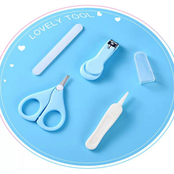 Baby Nail Care Set File, Clipper, Safety Clipper 4-Piece